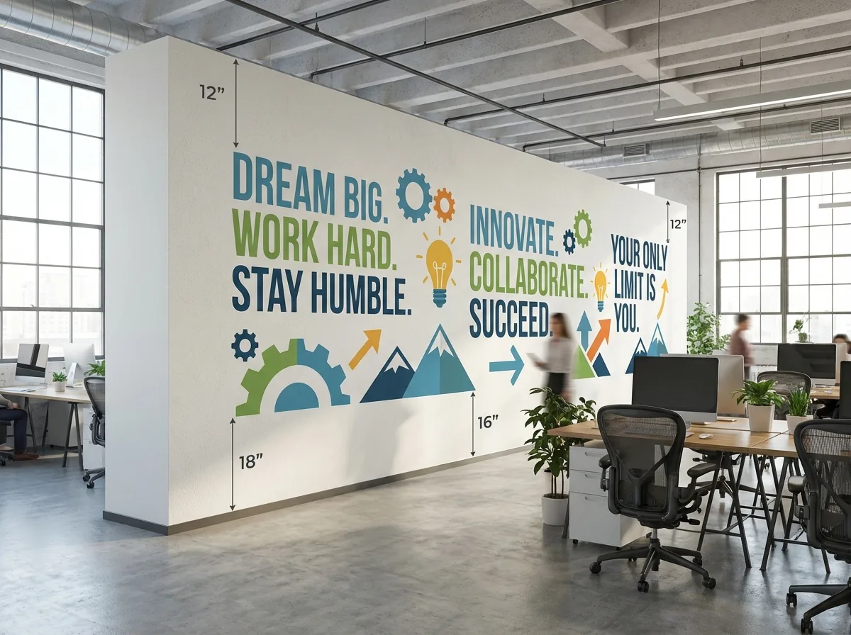 Offices wall print